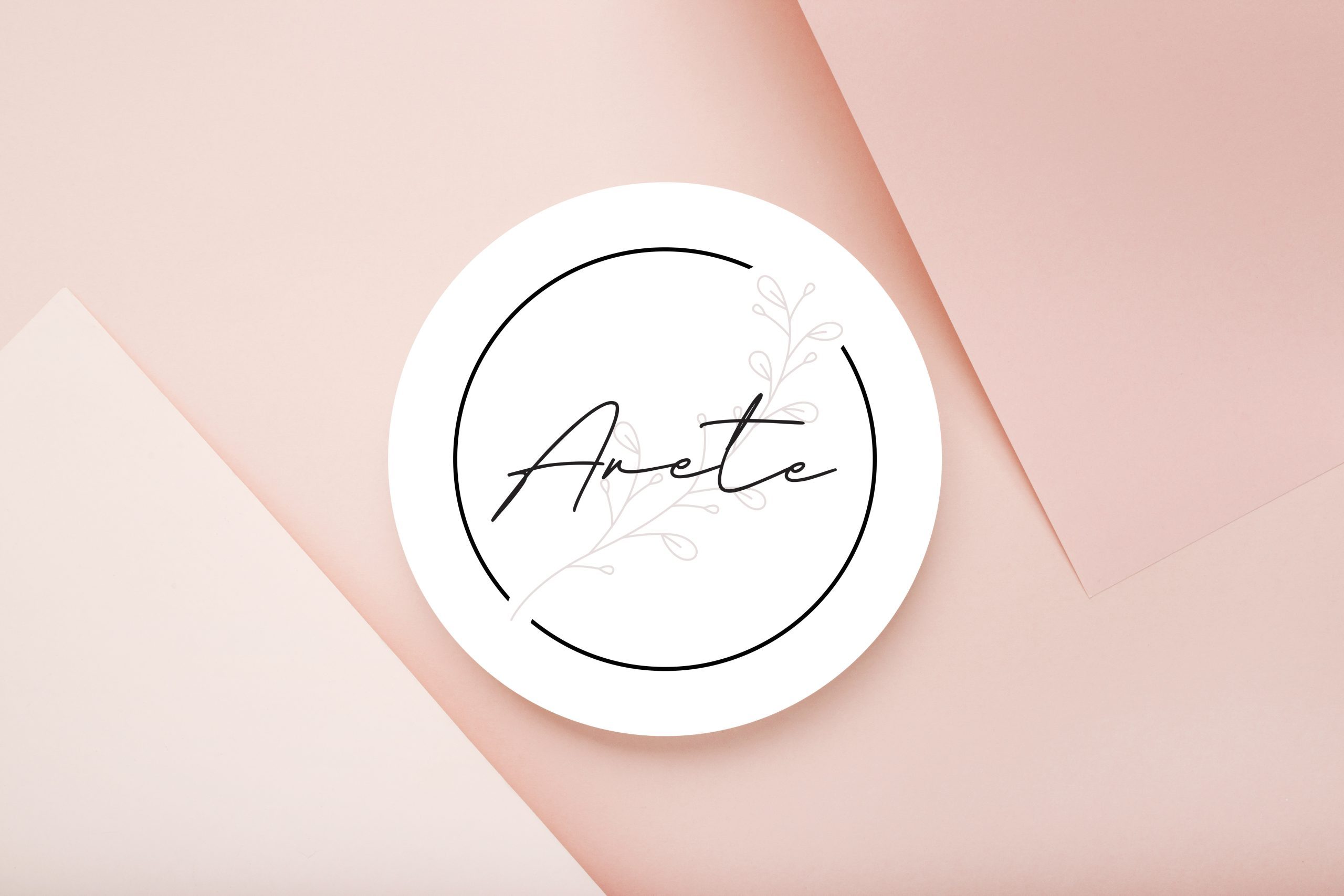 arete logo sticker