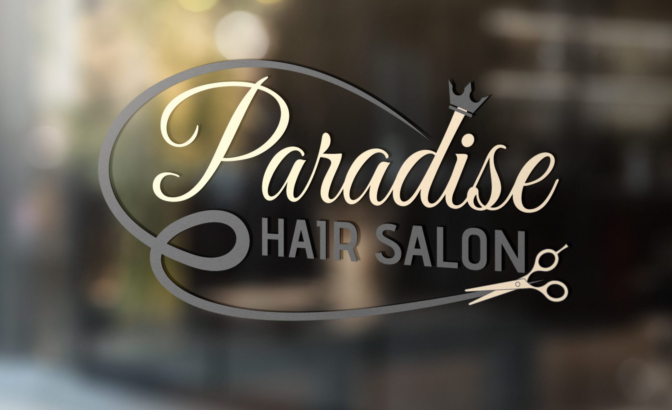 Window-Signage-paradise hair salon